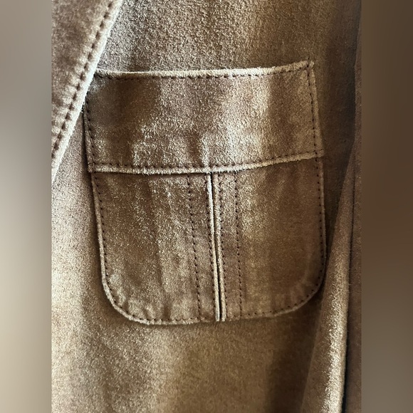 Vintage mcgregor leather coat Mens Sz 40 long - Picture 2 of 10